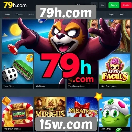 Exploração das categorias de jogos disponíveis em 79h.com